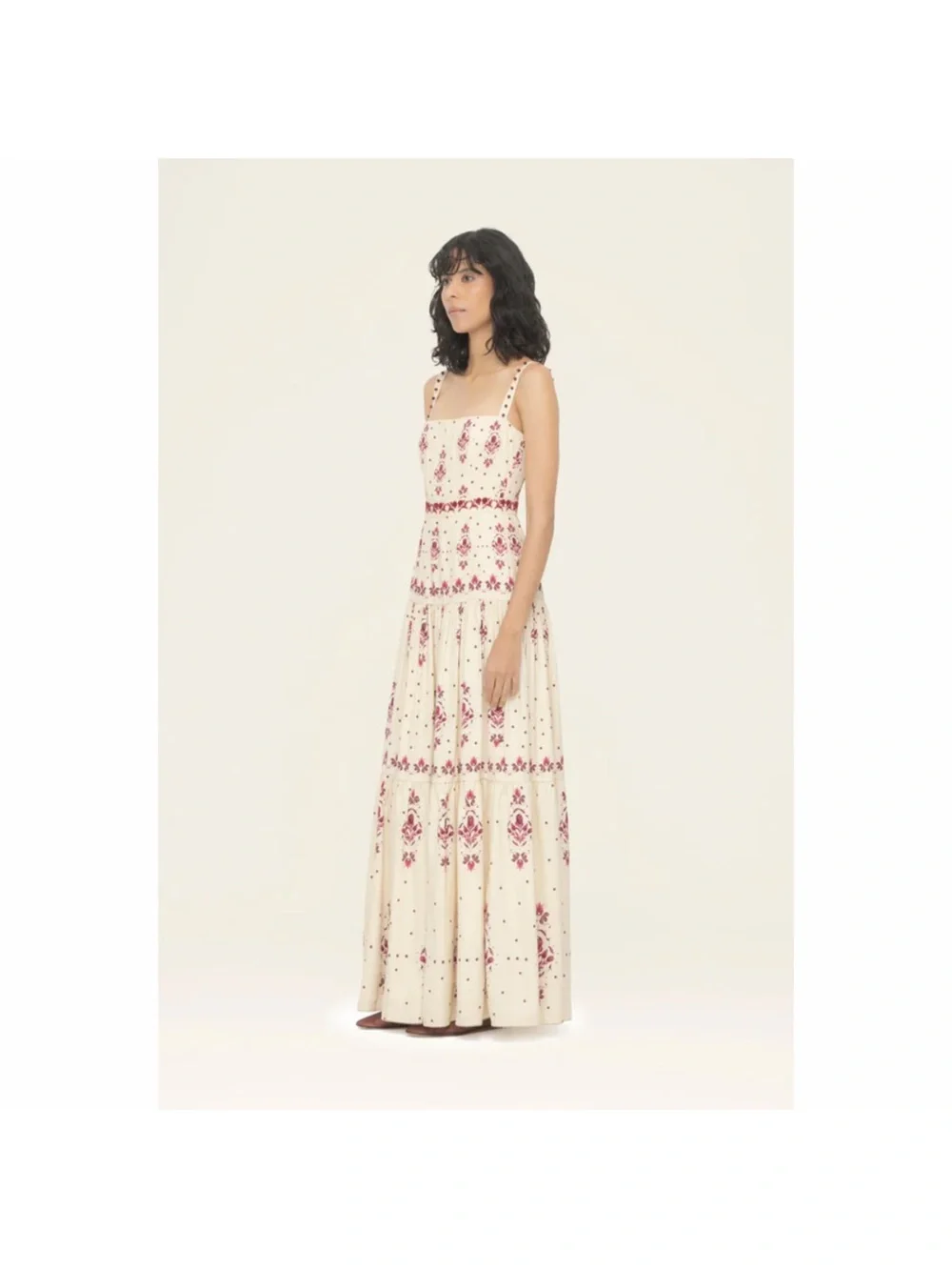 Agua by Agua Bendita Lima Relato Maxi Dress Size Large - Picture 4 of 10